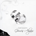 Sardes Model Unisex Gümüş Alyans 1