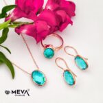 Esva Model Kadın Gümüş Set 1