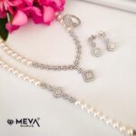 Pera Model Kadın Gümüş Set 1